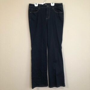 St. John’s Bay Jeans Boot Cut Blue Average Length Trendy Boho Retro NWT